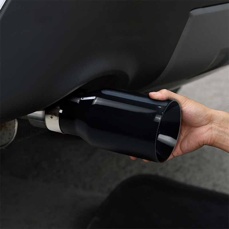 ER-PERFORMANCE Wholesale Double Wall Black Stainless Steel Exhaust Tips For Univercal Car
