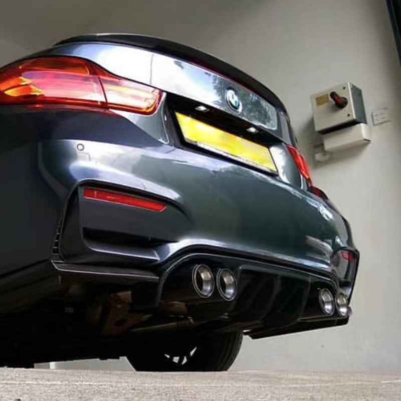 BMW M5 F90 Upgrade Glossy Carbon Fiber Modified muffler Car Exhaust Tail Pipe nozzles