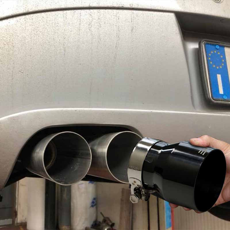 Black Chrome Exhaust tips for BMW F87 M2 F80 M3 F82 F83 M4 stainless Muffler Tail Tips auto parts