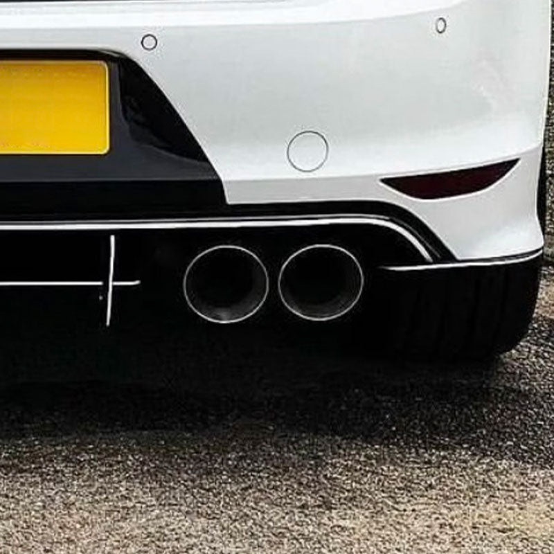 Universal Dual Exhaust tips stainless Exhaust System Upgrade pupular car Muffler tailpipe double Nozzle