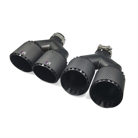 RXE02-022 Auspuffblende Carbon doppelter Ausgang