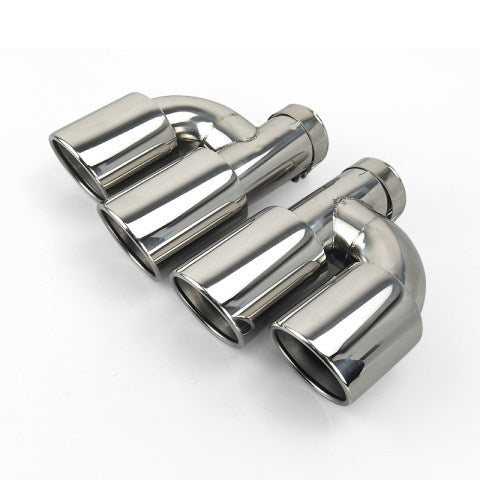 RXE04-011 h type Stainless Exhaust tip-Dual