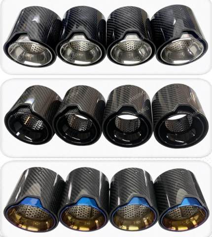 RXE05-011 Exhaust Tips for 2021+ BMW G80 M3 & G82 G83 M4 (set of 4)