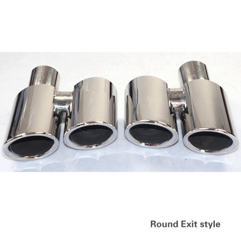 RXE07-009 2014-2018 Porsche Cayenne 970 four outlet exhaust tip