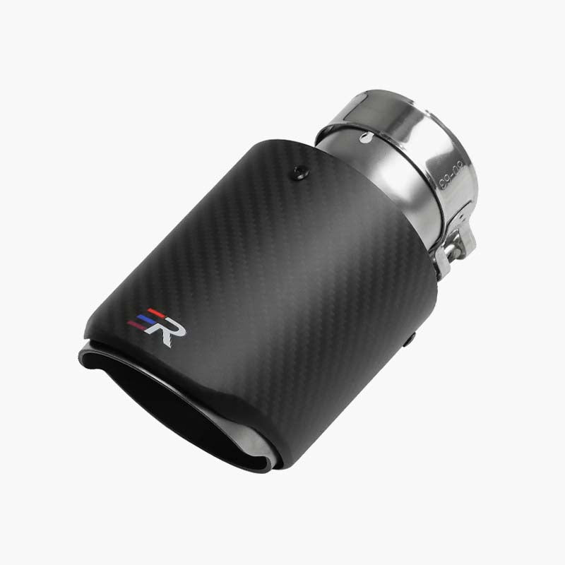 Matte Carbon Fiber Exhaust Tip Universal Car Decorate Exhaust Muffler Nozzle for vw bmw audi modify akrapovic style