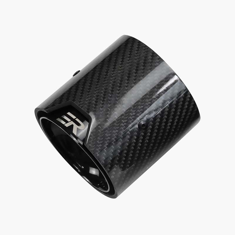 ER Performance Exhaust Tip Nozzle for Muffler Pipe Decoration upgrade for car bmw Carbon Fiber exhaust tailpipe