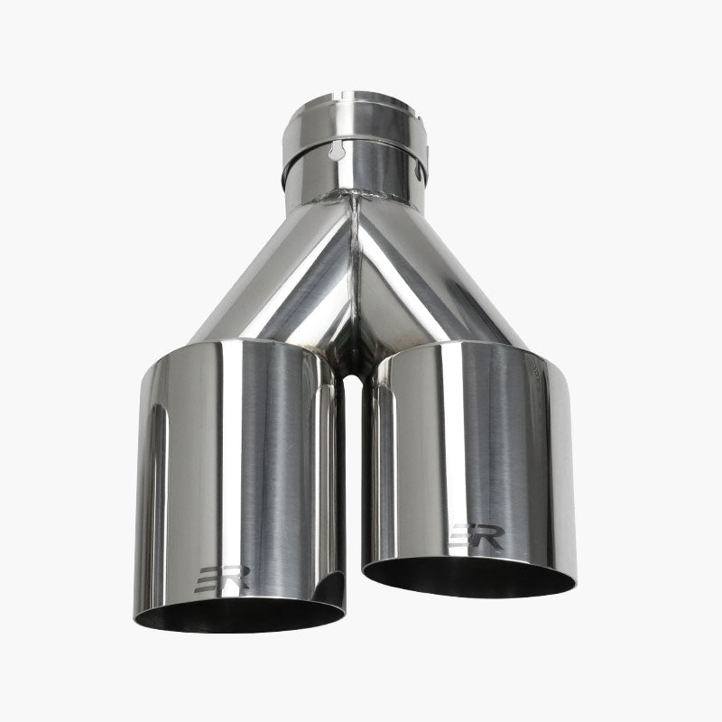 Universal Dual Exhaust tips stainless Exhaust System Upgrade pupular car Muffler tailpipe double Nozzle
