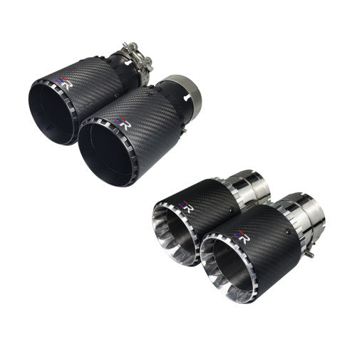 RXE01-023 Gearwheel style Carbon fiber Exhaust tip