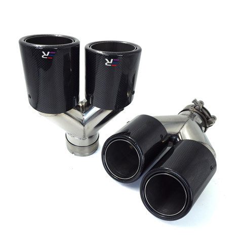 RXE02-002 Auspuffblende Carbon doppelter Ausgang