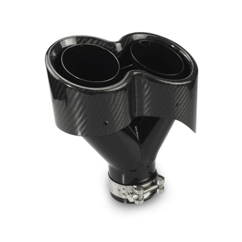 RXE02-012 Auspuffblende Carbon doppelter Ausgang