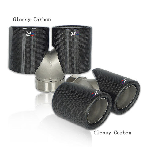 RXE02-018 Auspuffblende Carbon doppelter Ausgang