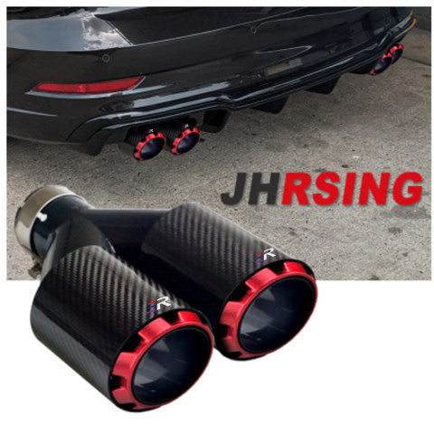RXE02-021 Auspuffblende Carbon Bullet-Design doppelter Ausgang