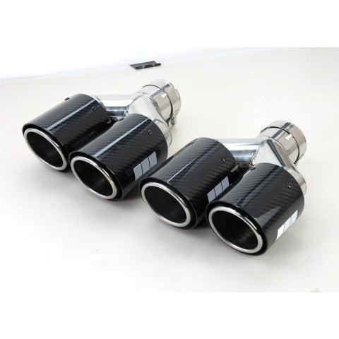 RXE02-023 Auspuffblende Carbon doppelter Ausgang für HKS