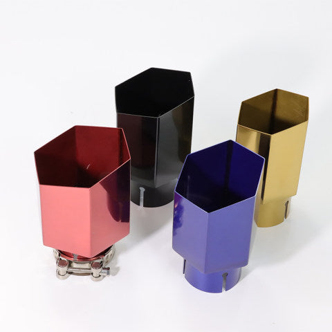 RXE03-031 Hexagonal stainless steel exhaust tips