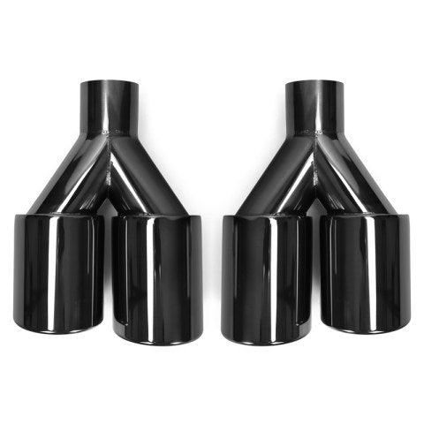 RXE04-004 Stainless Exhaust tip-Dual