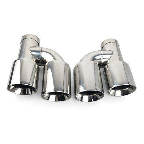 RXE04-010 h type Stainless Exhaust tip-Dual