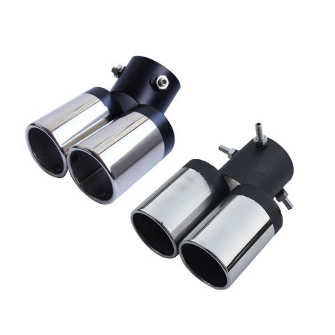 RXE04-025 Stainless Exhaust tip-Dual