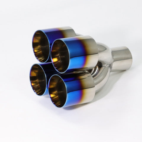 RXE04-030 Stainless Exhaust tip-Four Outlet