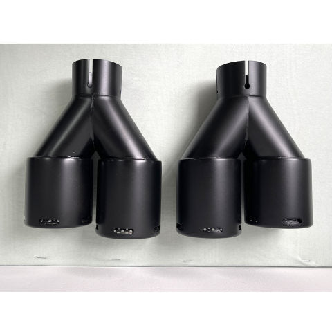RXE04-032 Dual Stainless Exhaust tip