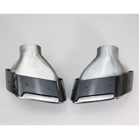 RXE05-004C Carbon Fiber style BMW New 5 Series G30G38 Square Modified
