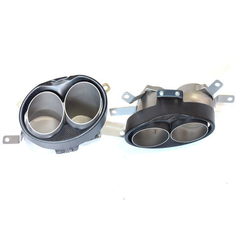 RXE08-001 For Audi RS4 RS5 RS6 Carbon fiber Exhaust tip